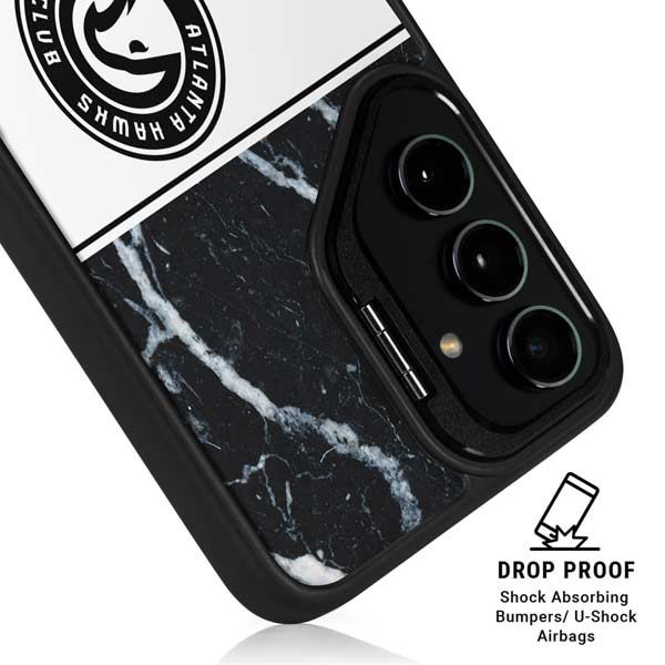NBA Atlanta Hawks Marble Galaxy S26 Plus Kickstand Case