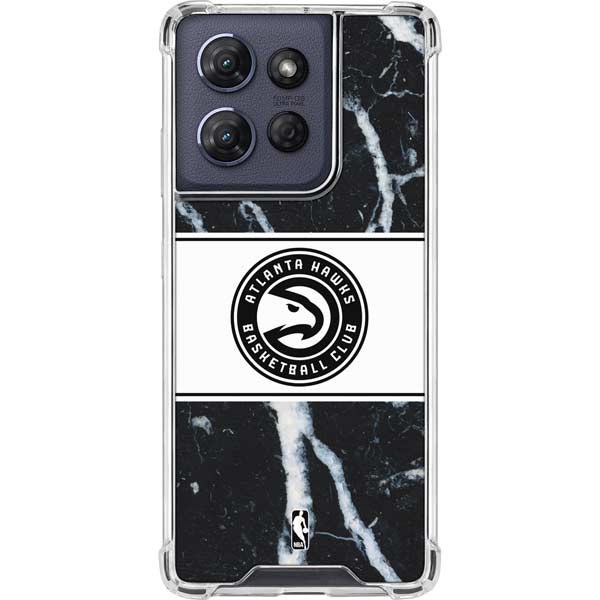 NBA Atlanta Hawks Marble Moto G 5G (2025) Clear Case