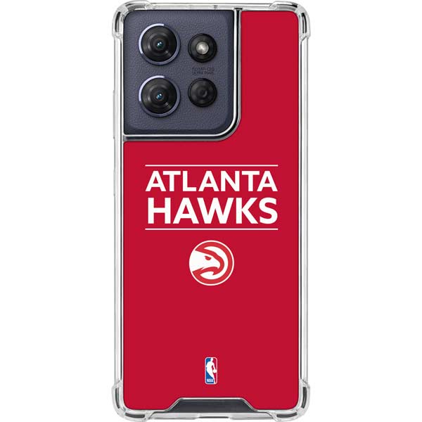 NBA Atlanta Hawks Standard - Red Moto G 5G (2025) Clear Case