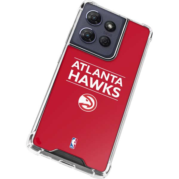 NBA Atlanta Hawks Standard - Red Moto G 5G (2025) Clear Case