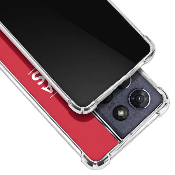 NBA Atlanta Hawks Standard - Red Moto G 5G (2025) Clear Case