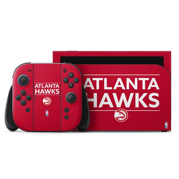 NBA Atlanta Hawks Standard - Red Nintendo Switch 2 (2025) with Joy-Con Skin