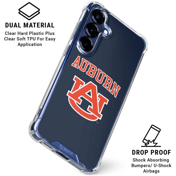 Auburn University AU Galaxy S25 FE Clear Case
