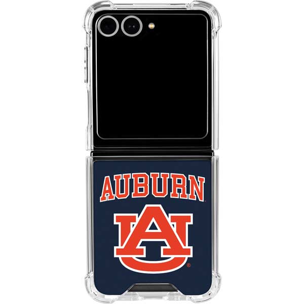 Auburn University AU Galaxy Z Flip7 Clear Case