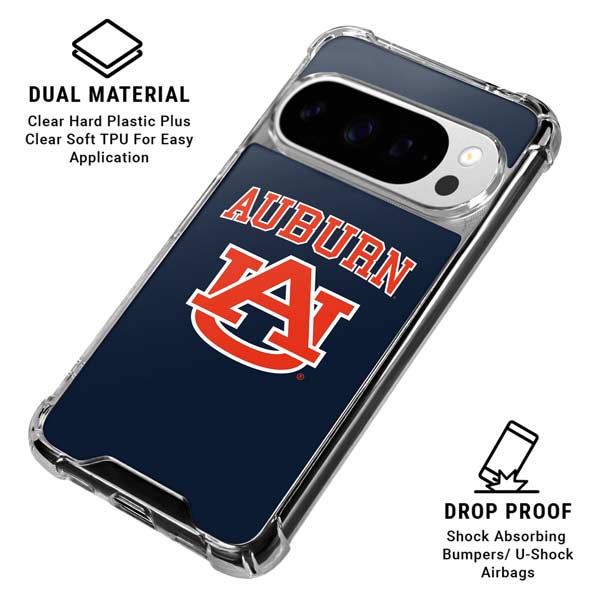 Auburn University AU Google Pixel 10 Pro XL Clear Case