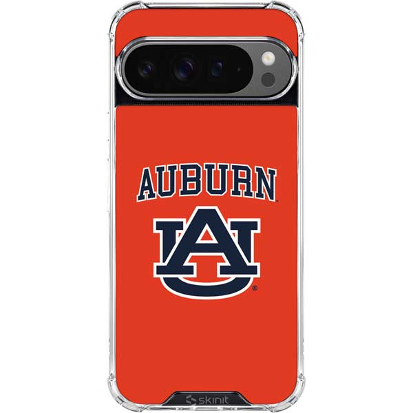 Auburn University AU Orange Google Pixel 10 Pro Clear Case