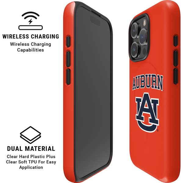 Auburn University AU Orange iPhone 16 Pro Magsafe Impact Case