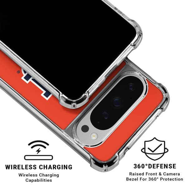 Auburn University Logo Orange Google Pixel 10 Pro XL Clear Case