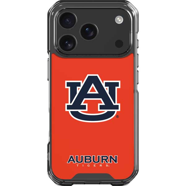 Auburn University Logo Orange iPhone 17 Pro Clear Case