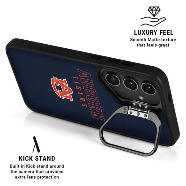 Auburn University Tigers Outline Galaxy S26 Kickstand Case