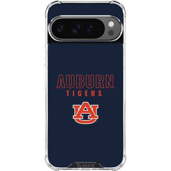 Auburn University Tigers Outline Google Pixel 10 Pro Clear Case