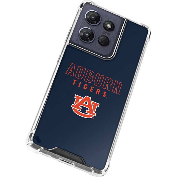 Auburn University Tigers Outline Moto G Power 5G (2025) Clear Case