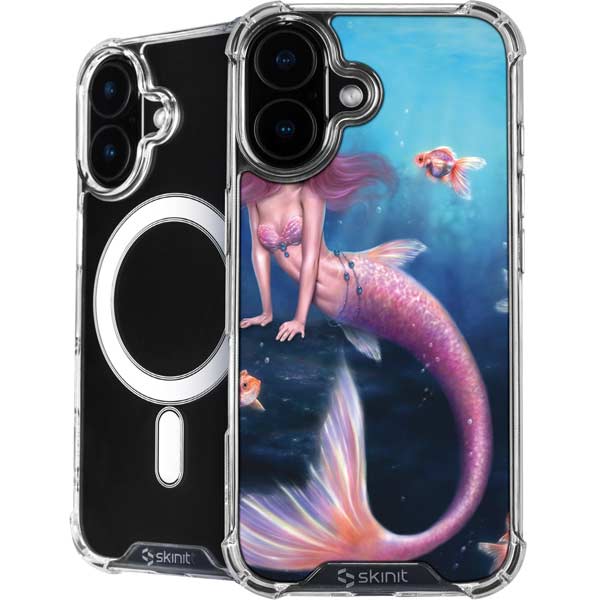 Aurelia Mermaid with Fish by Rachel Anderson iPhone 17 MagSafe Case