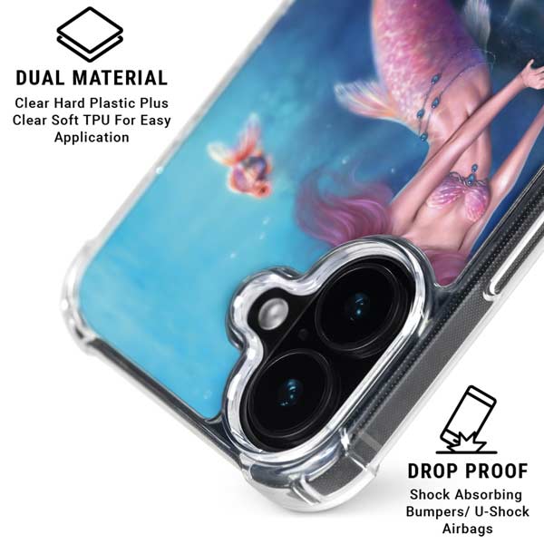 Aurelia Mermaid with Fish by Rachel Anderson iPhone 17 MagSafe Case