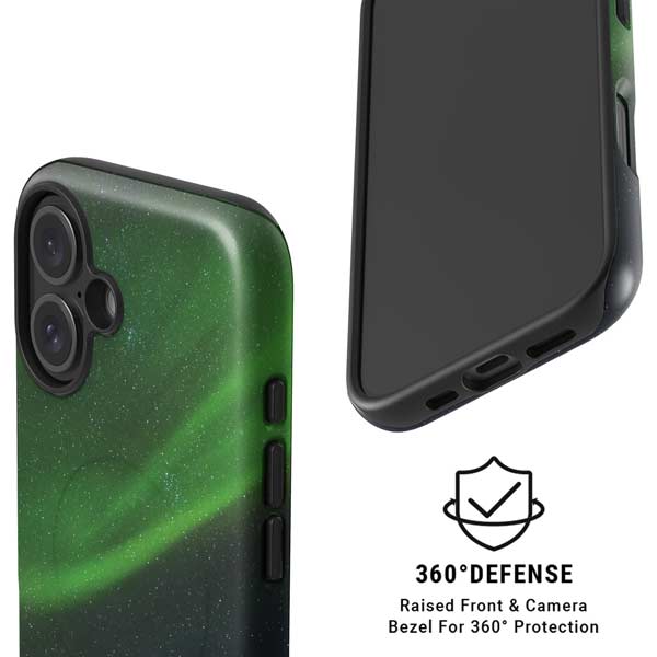 StockTrek Aurora Borealis Dances Above the Arctic Ocean iPhone 16 Magsafe Impact Case