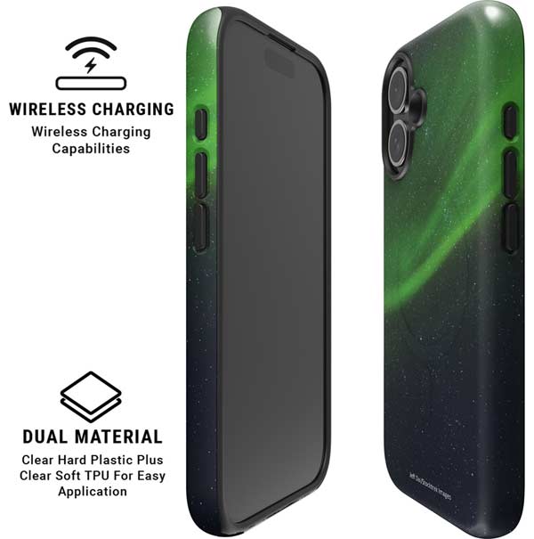StockTrek Aurora Borealis Dances Above the Arctic Ocean iPhone 16 Magsafe Impact Case