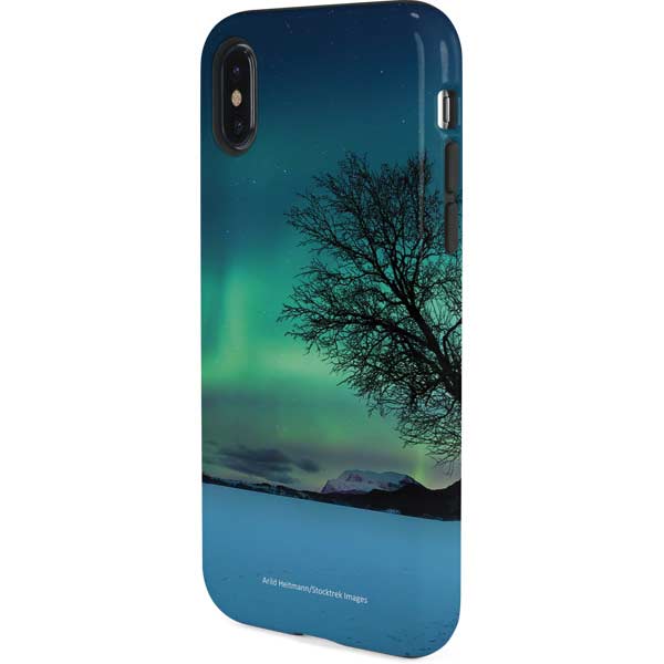 StockTrek Aurora Borealis over a lake in Norway iPhone XS Pro Case