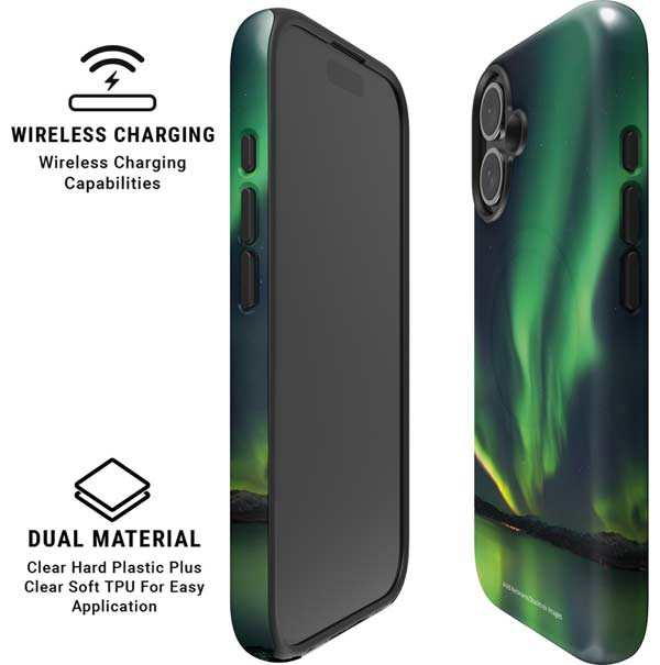 StockTrek Aurora Borealis Over Tjeldsundet in Norway iPhone 16 Plus Magsafe Impact Case