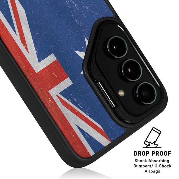 Australia Flag Distressed Galaxy S26 Kickstand Case