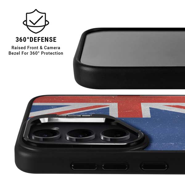 Australia Flag Distressed Galaxy S26 Plus Kickstand Case