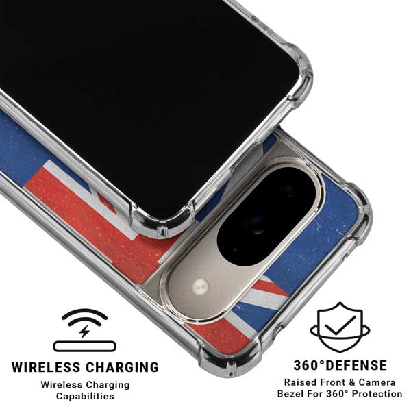 Australia Flag Distressed Google Pixel 10 Clear Case