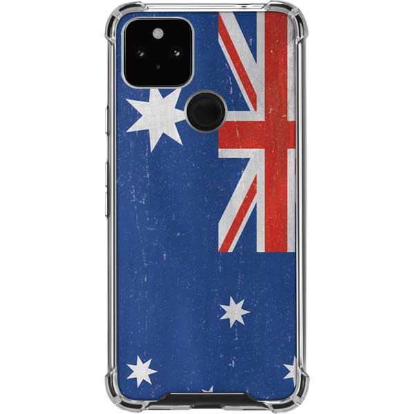 Australia Flag Distressed Pixel Cases