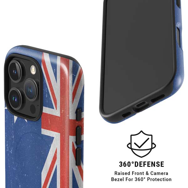 Australia Flag Distressed iPhone 16 Pro Max Magsafe Impact Case