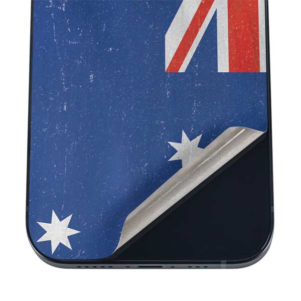 Australia Flag Distressed iPhone 17 Pro Skin