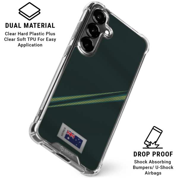 Australia Soccer Flag Galaxy S26 Plus Clear Case