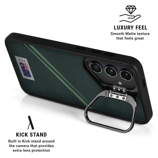 Australia Soccer Flag Galaxy S26 Ultra Kickstand Case