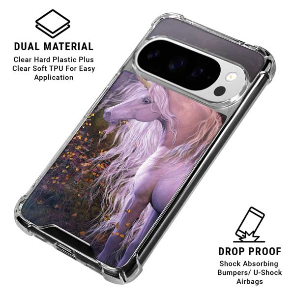 Autumn Glow Unicorn by Laurie Prindle Google Pixel 10 Pro Clear Case