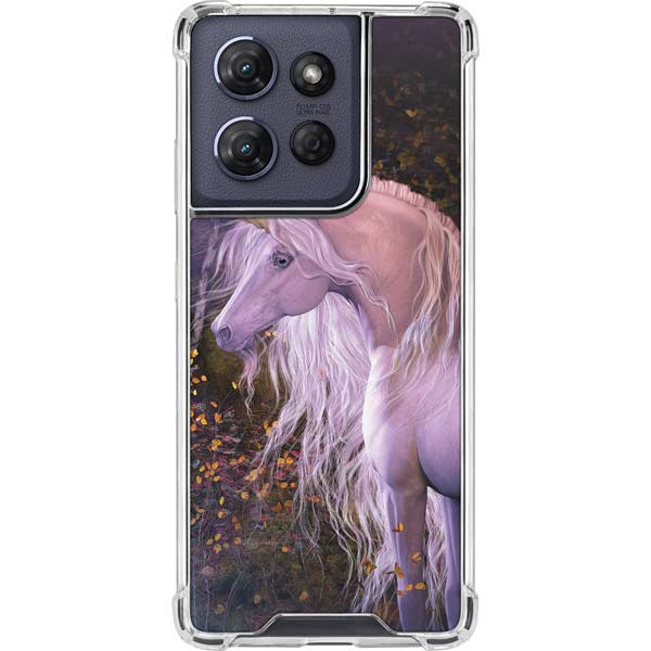 Autumn Glow Unicorn by Laurie Prindle Moto G Power 5G (2025) Clear Case