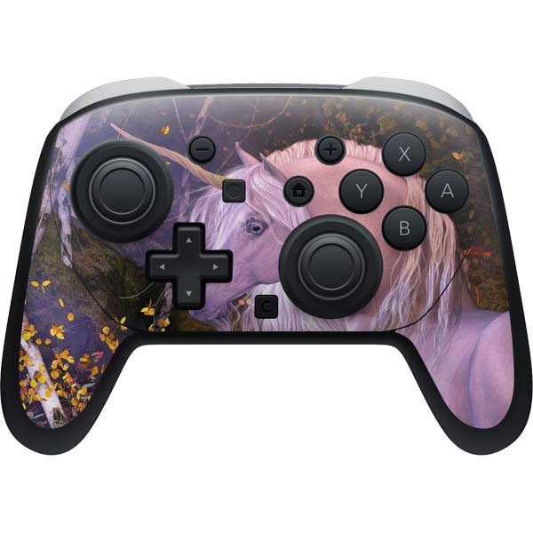 Autumn Glow Unicorn by Laurie Prindle Nintendo Switch 2 (2025) Pro Controller Skin
