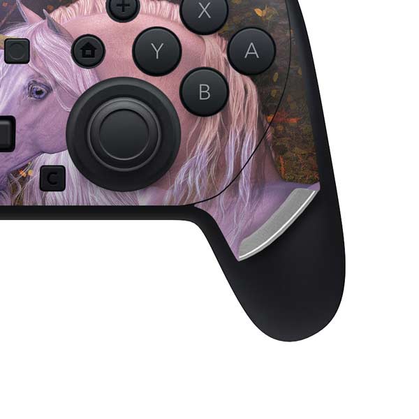 Autumn Glow Unicorn by Laurie Prindle Nintendo Switch 2 (2025) Pro Controller Skin