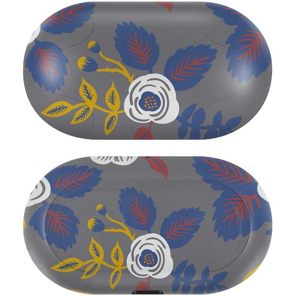 Autumn Grey Floral Galaxy Buds Skin