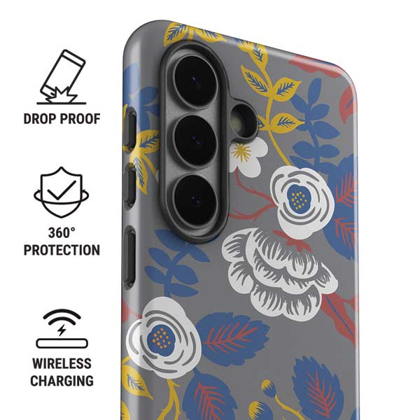 Autumn Grey Floral Galaxy S26 Impact Case
