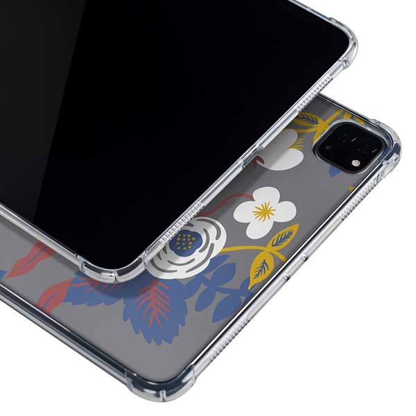 Autumn Grey Floral iPad Cases