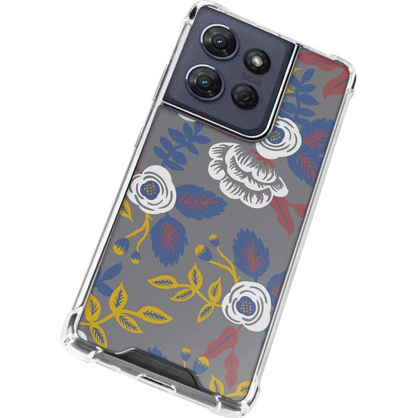 Autumn Grey Floral Moto G Power 5G (2025) Clear Case