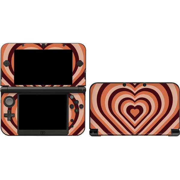 Autumn Heart Pattern Nintendo Skins
