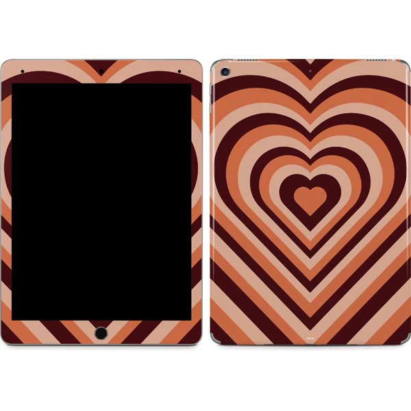 Autumn Heart Pattern iPad Skins