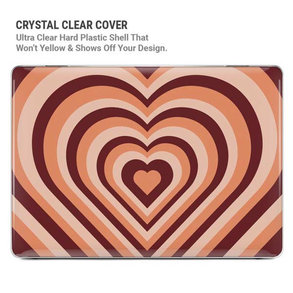 Autumn Heart Pattern MacBook Cases