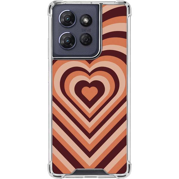 Autumn Heart Pattern Moto G Stylus 5G (2025) Clear Case