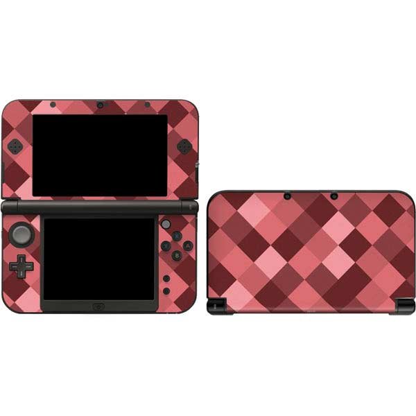 Autumn Red Geometric Nintendo Skins