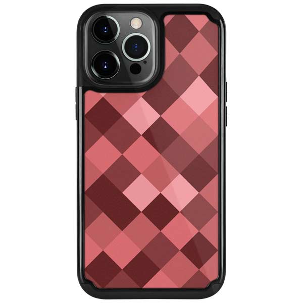 Autumn Red Geometric iPhone Cases