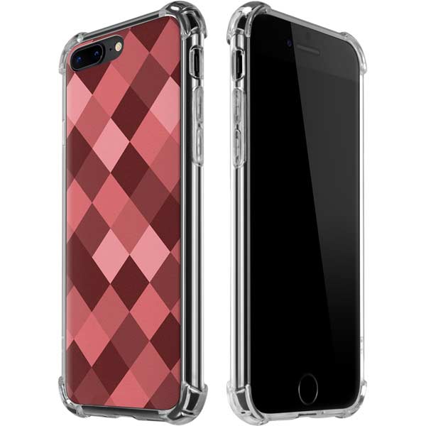 Autumn Red Geometric iPhone Cases