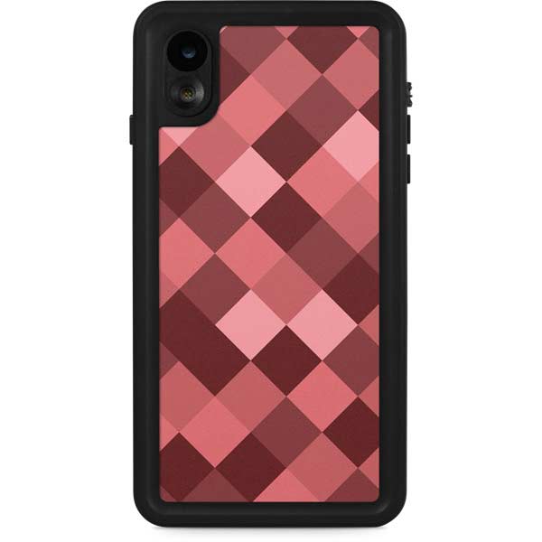Autumn Red Geometric iPhone Cases