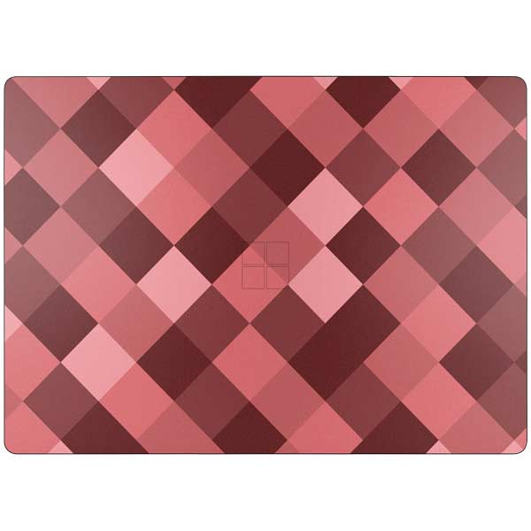 Autumn Red Geometric Surface Laptop 7 13.8in Skin