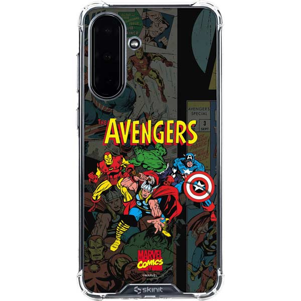 Marvel Classic Comics Avengers Assemble Galaxy A36 5G Clear Case