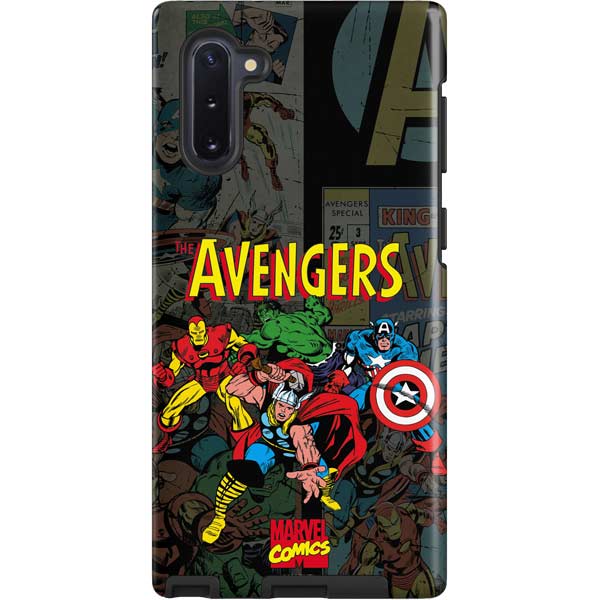 Marvel Classic Comics Avengers Assemble Galaxy Note 10 Pro Case