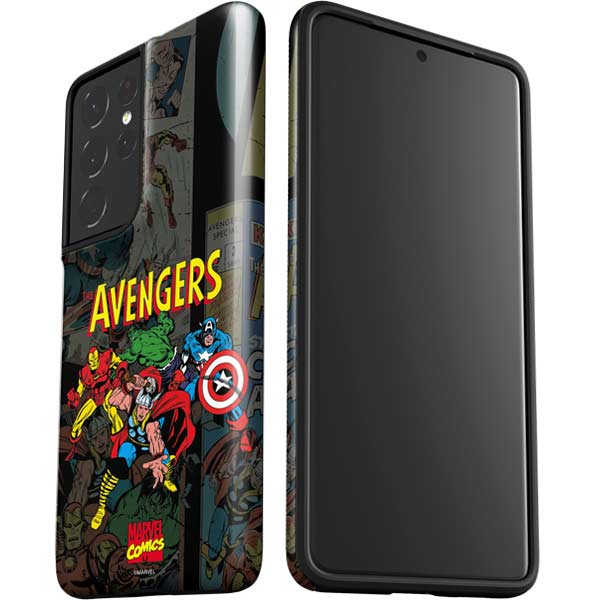 Marvel Classic Comics Avengers Assemble Galaxy S21 Ultra 5G Pro Case